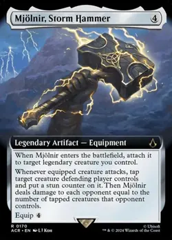 Mjolnir, Storm Hammer - Extended Art Assassin's Creed NM MTG - Image 1