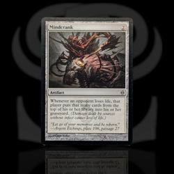 Mindcrank • New Phyrexia • Vintage MTG • Moderate to Heavy Play • Artifact • NPH - Image 1