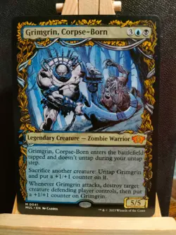 Grimgrin, Corpse-Born (Showcase) - Multiverse Legends Mythic - NM (see pics) MTG - Image 1