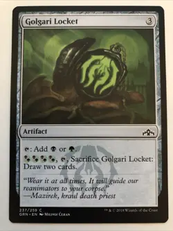 MTG Guilds of Ravnica Golgari Locket 237/259 NM - Image 1