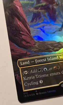 MTG Ketria Triome - Foil Showcase #310 - Near Mint SEE DESCRIPTION - Image 5