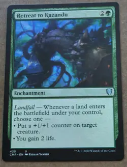 Retreat to Kazandu Commander Legends #435 Magic the Gathering - Image 1