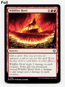 Wildfire Howl - FOIL - MTG Bloomburrow 🔥 - Image 5