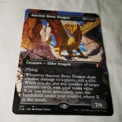Ancient Brass Dragon (Borderless) - Battle for Baldur's Gate (NM/M) - Image 3