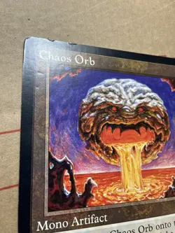 Magic The Gathering MTG Oversized Chaos Orb Jumbo 6x9 promo 1996 - Image 2