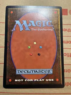 Magic The Gathering MTG Oversized Chaos Orb Jumbo 6x9 promo 1996 - Image 3