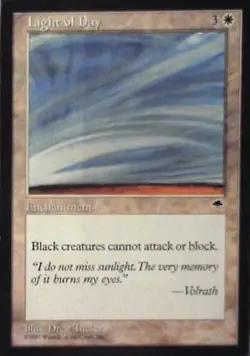 Light of Day - Tempest: #27, Magic: The Gathering Mp R37 - Image 1