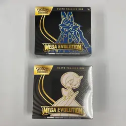 Pokemon Mega Evolution Elite Trainer Box ETB Set of Lucario & Gardevoir Sealed - Image 1