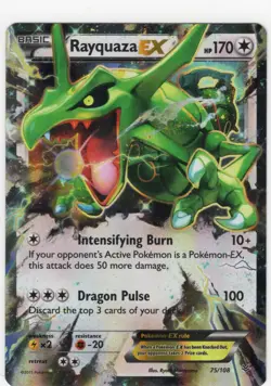 2015 Rayquaza EX 75/108 - Ultra Rare - Pokemon Roaring Skies - Image 1