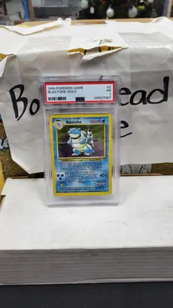 1999 BLASTOISE HOLO BASE SET POKEMON TCG PSA 1 POOR #2/102 - Image 1