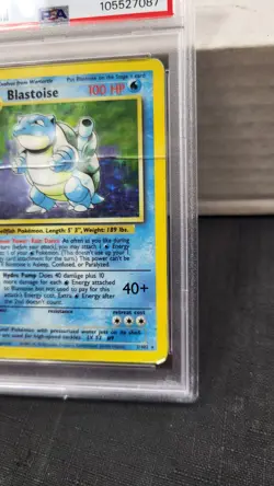 1999 BLASTOISE HOLO BASE SET POKEMON TCG PSA 1 POOR #2/102 - Image 3