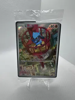 Pokemon TCG Riolu 010 ETB Promo Mega Evolutions Sealed - Image 1