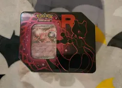 Pokemon Team Rocket MewTwo Tin New Sealed Destined Rivals - Image 1
