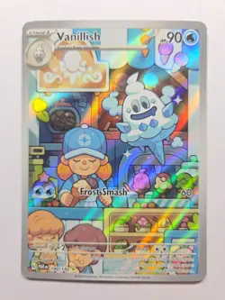 Vanillish 190/182 Pokemon SV04: Paradox Rift (Holiday Calendar Stamp) Lp - Image 1