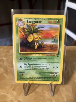 Pokemon TCG Exeggutor 39/130 Base Set 2 LP WOTC 1999 Vintage - Image 1