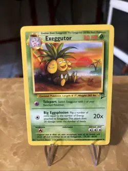 Pokemon TCG Exeggutor 39/130 Base Set 2 LP WOTC 1999 Vintage - Image 3