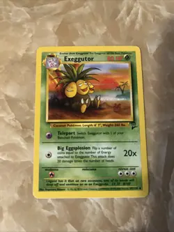 Pokemon TCG Exeggutor 39/130 Base Set 2 LP WOTC 1999 Vintage - Image 5