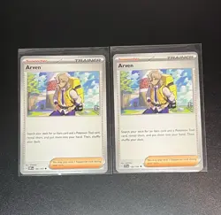 x2 Arven 166/198 & 186/197 - Uncommon Trainer Pokemon TCG Playset NM - Image 1