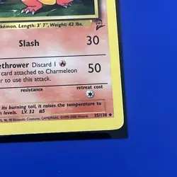 Charmeleon 35/130 Pokemon TCG Base Set LP - Image 4