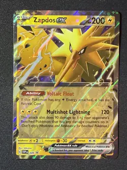 2023 Pokemon Zapdos EX SVP049 Black Star Promo - NM - Image 1