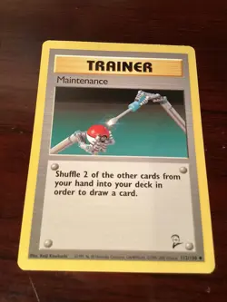 Pokemon TCG Base Set 2 112/130 - MAINTENANCE Regular Unlimited Uncommon - Image 1