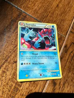 Gyarados RED 123/123 Secret Rare Holo HGSS Heart Gold Soul Silver Pokemon NM - Image 1