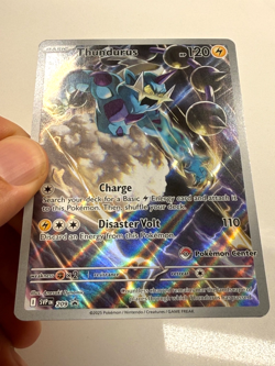 Thundurus #209 Pokemon Center Stamped Black Bolt ETB Promo - Image 3