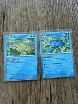 Pokemon TCG Mega Evolutions Psyduck + Golduck Promos MEP EN 007 + 008! - Image 3