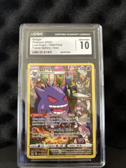 Pokemon Gengar Trainer Gallery Holo 2022 Lost Origin TG06 CGC Gem Mint 10 - Image 1