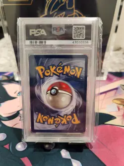 Pokemon Venomoth Holo Rare Card 13/64 Jungle No Symbol Error PSA 9 - Image 2