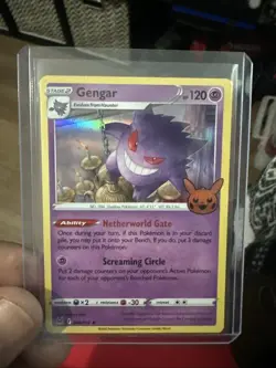 Pokemon Gengar TCG Holo Rare Card Trick or Trade Halloween 066/196 - Image 2