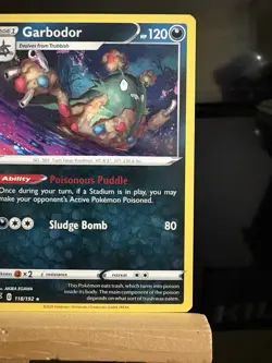 GARBODOR - 118/192 Rebel Clash Set NM - Regular Rare - Pokemon TCG Card - Image 3