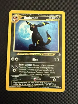 Pokemon Card Umbreon 13/75 Holo Rare 2001 Neo Discovery - Image 1