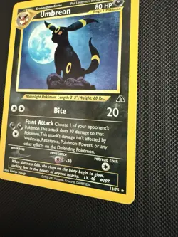 Pokemon Card Umbreon 13/75 Holo Rare 2001 Neo Discovery - Image 2
