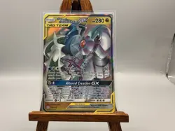 Pokemon TCG Arceus & Dialga & Palkia GX 156/236 Cosmic Eclipse Ultra Rare Card - Image 1