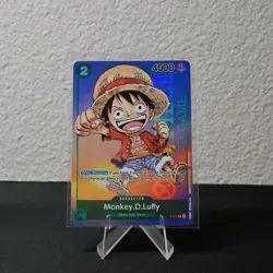 Monkey D. Luffy P-037 One Piece Promo Card TCG Foil NM - Image 1
