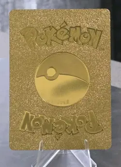 Pokemon Galarian Articuno V 210hp Gold Foil Fan Art Collector Card - Image 2