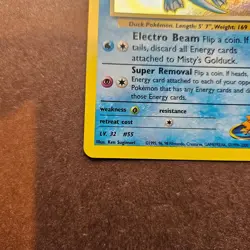 Misty’s Golduck 12/132 Pokemon Gym Challenge Unlimited Holo Rare Card MP - Image 4