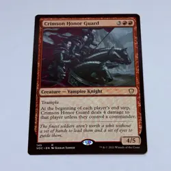 Crimson Honor Guard 145 - Magic The Gathering Trading Card MTG Tc7 - Image 1