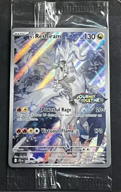 N's Reshiram (Journey Together Stamped Promo) 167/159 - *SEALED* Pokemon Card 🔥 - Image 1