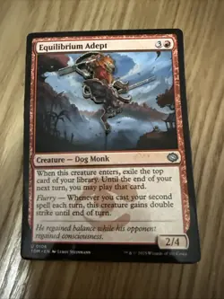 Equilibrium Adept Tarkir: Dragonstorm Giant Card Pin - Image 1