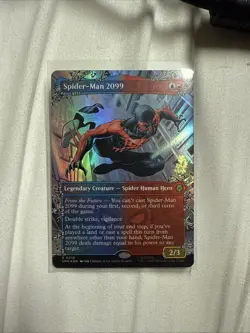 Magic MTG - Spider-Man 2099 (0216) (Borderless) Foil - Marvel's Spider-Man - Image 1