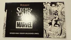MTG Spider-Man x Secret Lair Venom Unleashed Inks Non-Foil -New, Sealed In Hand - Image 1
