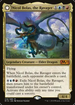 Nicol Bolas, the Ravager - Core Set 2019 (M19) - Mythic - NM/M - Magic MTG - Image 1