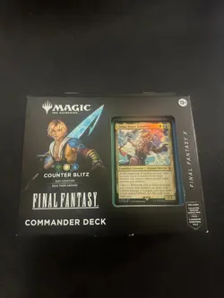 MTG Magic The Gathering Final Fantasy X Commander Deck - Counter Blitz Tidus NEW - Image 1