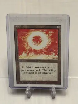 MTG 1994 Sol Ring Uncommon Revised Edition 3ED Magic The Gathering NM/ LP - Image 1