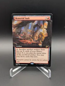 Memorial Vault (Extended Art) 336 NM MTG Edge of Eternities Magic - Image 1