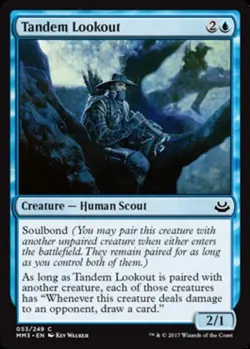 1 x Tandem Lookout - Foil - Modern Masters 2017 - Light Play - MTG - Image 1