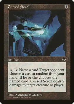 Cursed Scroll Tempest MP MTG - Image 1