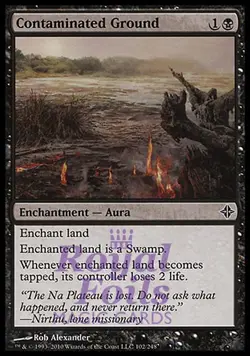 Contaminated Ground 1x FOIL ROE MTG Rise of Eldrazi Common MINT black - Image 1